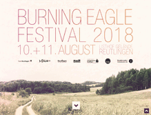 Tablet Screenshot of burningeaglefestival.com
